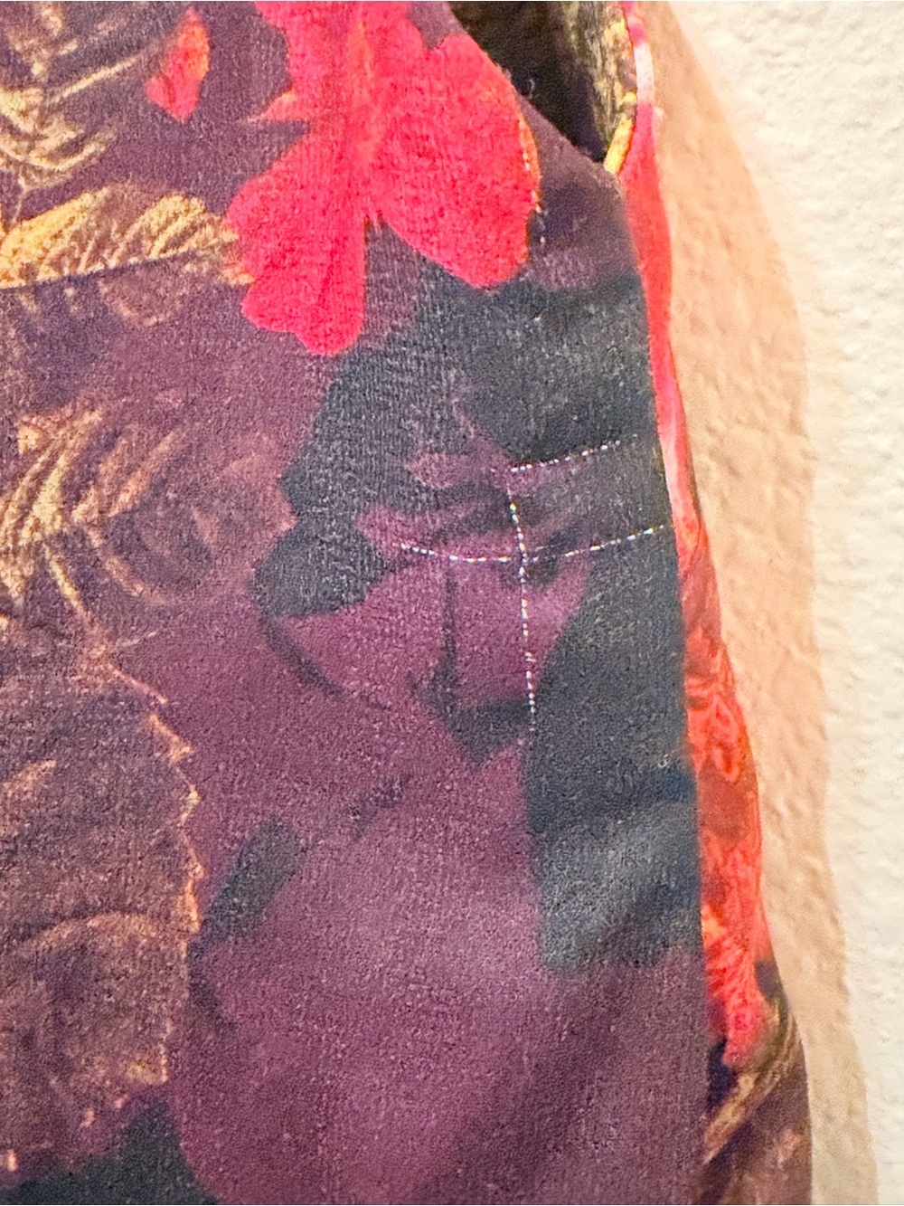 Seven Muses fitted floral print vest, haute couture Istambul Atelier, size XS - Picture 8 of 10